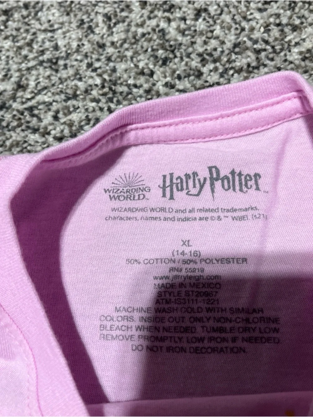 Girl's Harry Potter Tshirt Size XL 14/16 Wizarding World